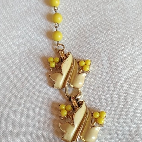 Vintage Yellow Leaf Set - Picture 6 of 6